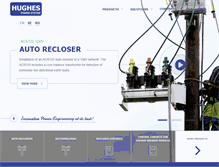 Tablet Screenshot of hughespowersystem.com